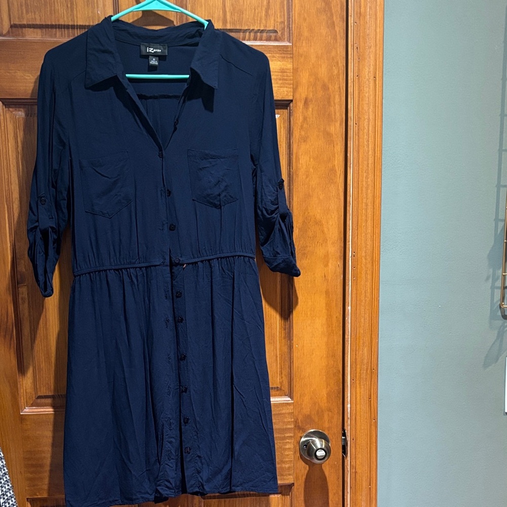 Iz Byer Midnight Blue dress